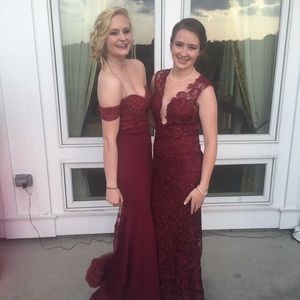 Red prom dress